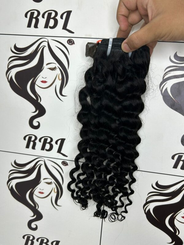 Deep Curls Human Hair Weft